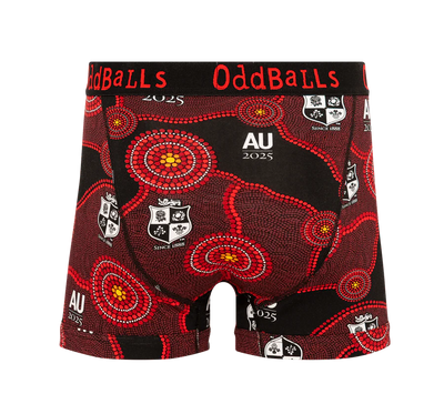 OddBalls British & Irish Lions AU Tour 2025 Heren Boxer Shorts Katoen