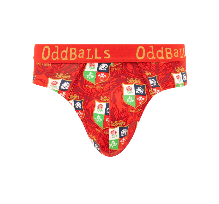 OddBalls British & Irish Lions Australia Heren Slip Katoen