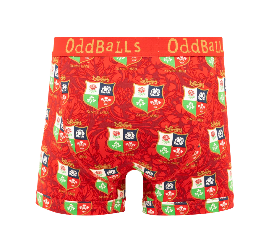 OddBalls British & Irish Lions Australia Heren Boxer Shorts Katoen
