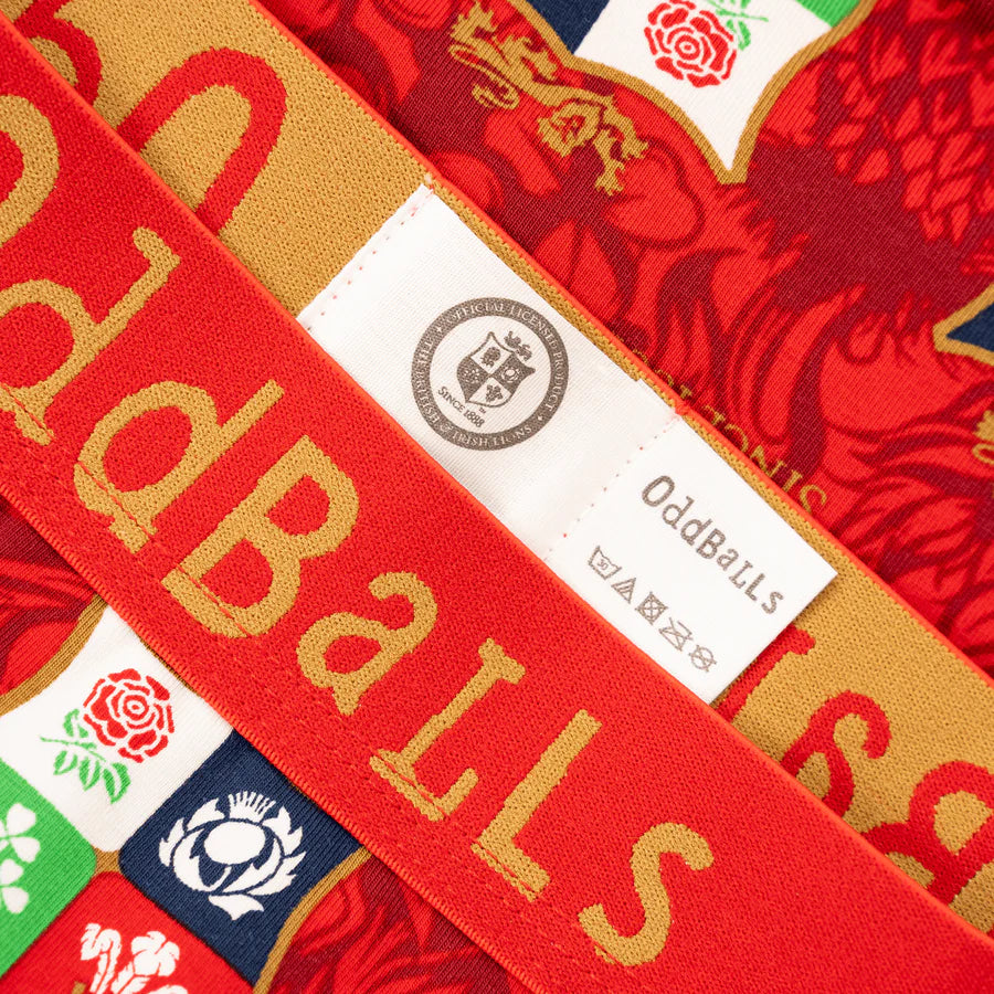 OddBalls British & Irish Lions Australia Heren Boxer Shorts Katoen