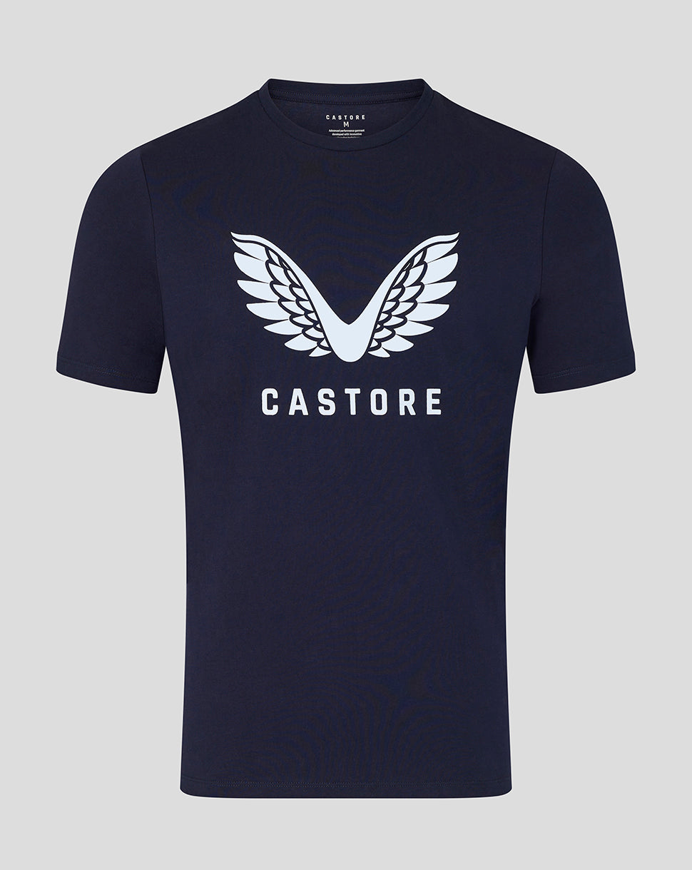Castore Adapt Short Sleeve Graphic T-Shirt Heren Navy