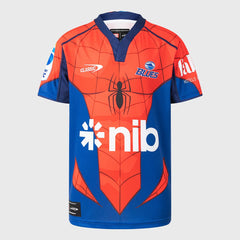 Classic Blues Spider Man Replica Rugby Shirt Kids