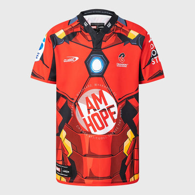 Classic Crusaders Iron Man Replica Rugby Shirt Kids (pre-order)