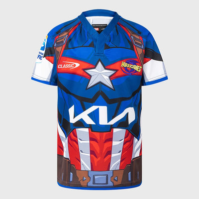 Classic Hurricanes Captain America Replica Rugby Shirt Kids (pre-order)