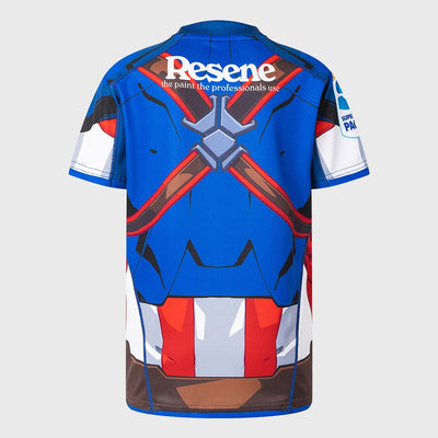 Classic Hurricanes Captain America Replica Rugby Shirt Kids (pre-order)