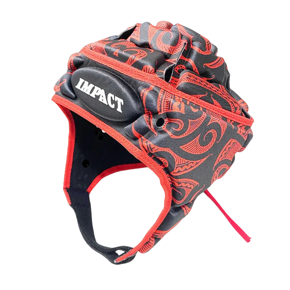 Impact Rugby Kiwi Black/Red Scrumcap
