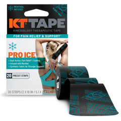 KT Tape Pro Ice Voorgesneden (5 x 25 cm) – 20 stuks