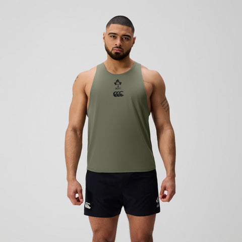 Canterbury Ierland IRFU Rugby Heren Training Singlet 2025/26 (vanaf 31-10 verkrijgbaar)