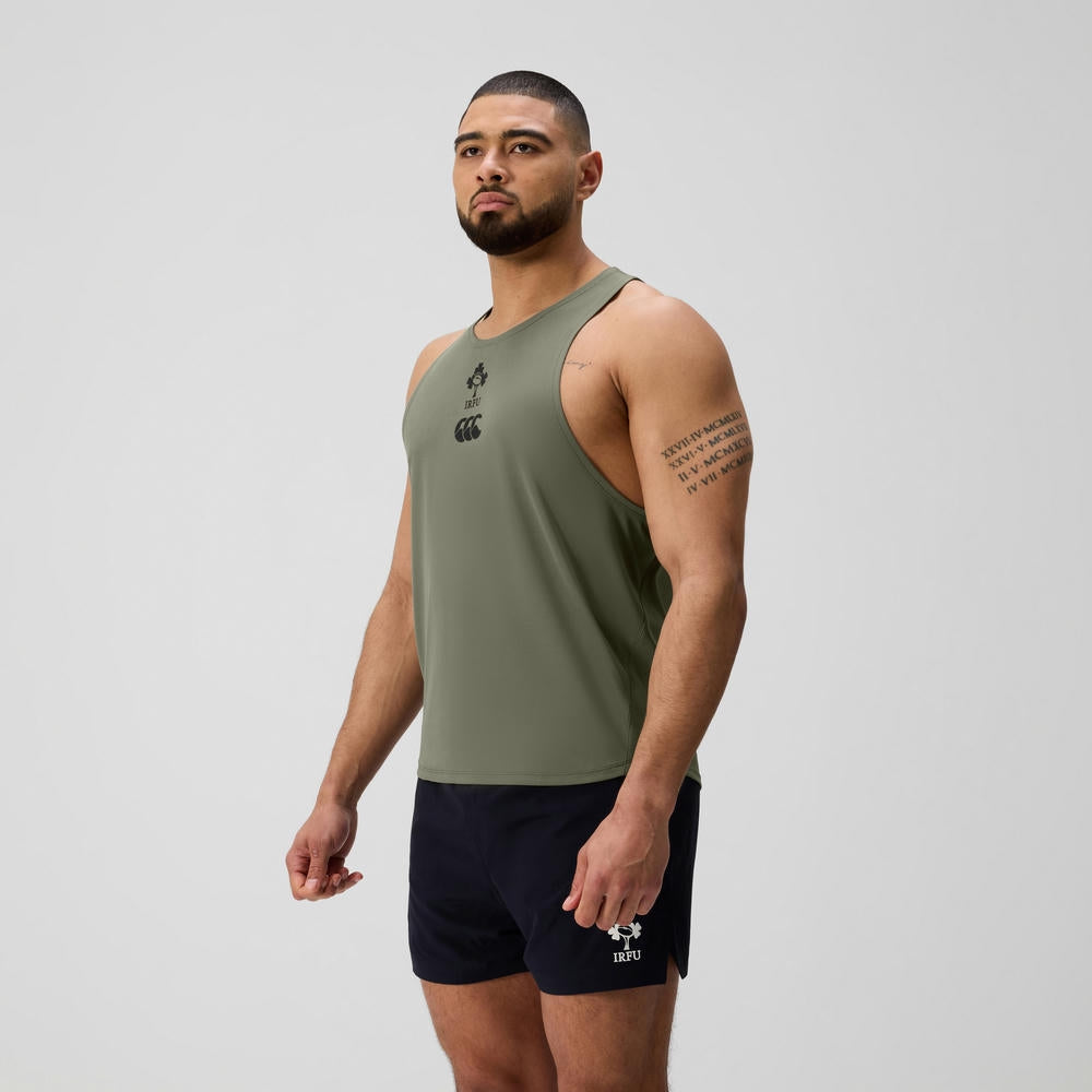 Canterbury Ierland IRFU Rugby Heren Training Singlet 2025/26 (vanaf 31-10 verkrijgbaar)