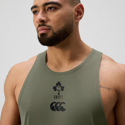 Canterbury Ierland IRFU Rugby Heren Training Singlet 2025/26 (vanaf 31-10 verkrijgbaar)