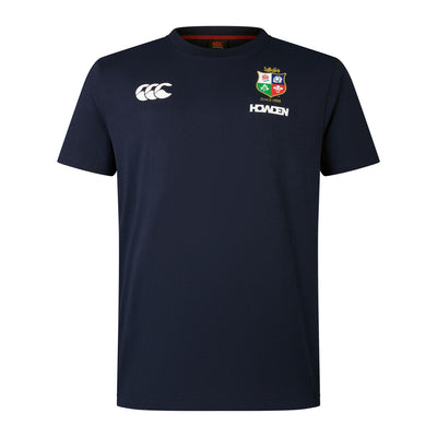 Canterbury British & Irish Lions Heren Katoenen T-shirt Donkerblauw