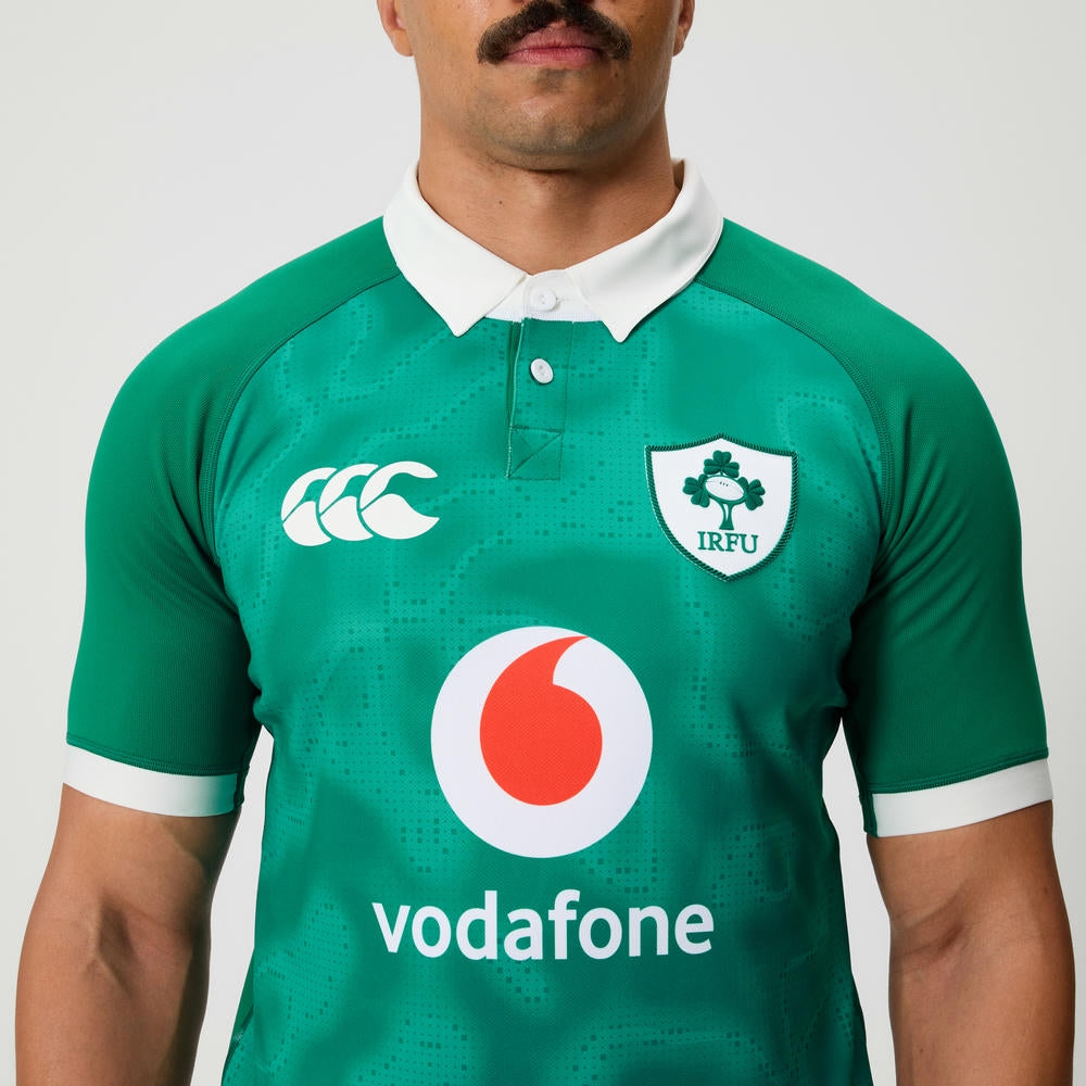 Canterbury Ierland IRFU Rugby Heren Home Pro Shirt 2025/26 (verkrijgbaar vanaf 31-10)