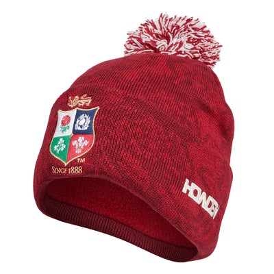 Canterbury British & Irish Lions Fleece Lined Bobble Beanie Rood