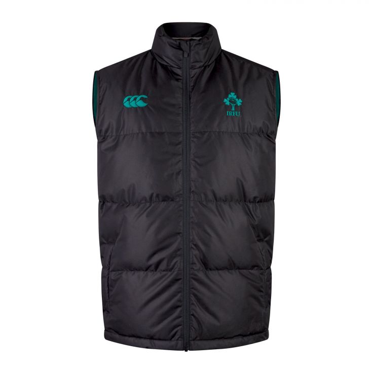 Canterbury Ierland Gewatteerde Bodywarmer Heren Zwart