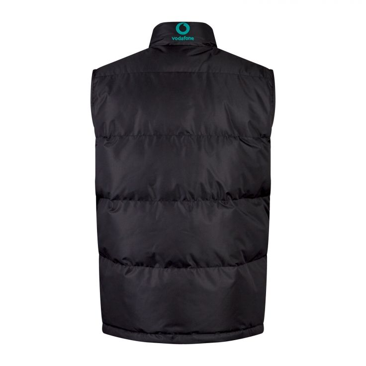 Canterbury Ierland Gewatteerde Bodywarmer Heren Zwart