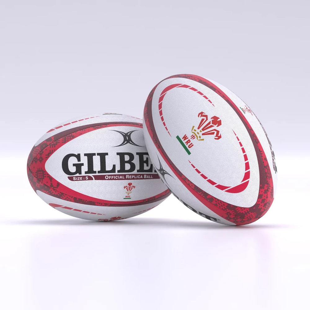 Gilbert Wales Replica Rugbybal Maat 5