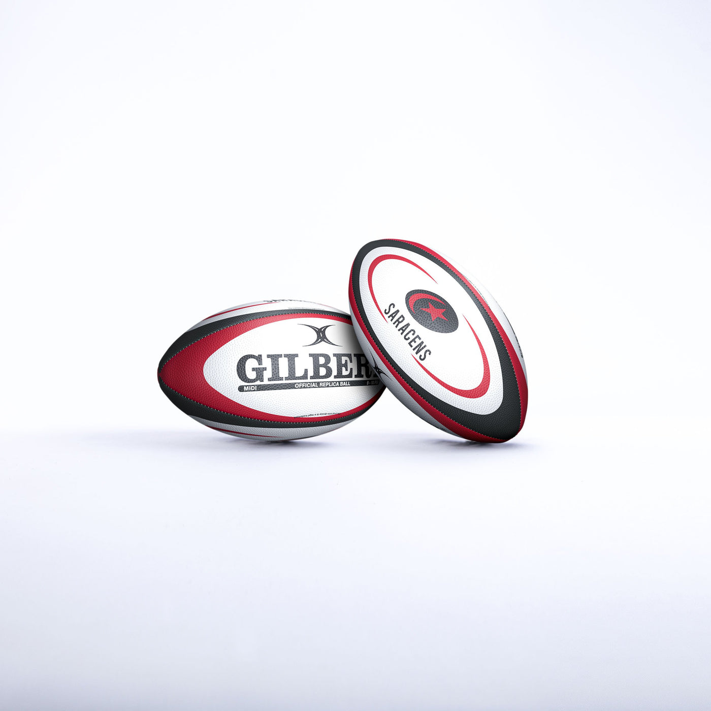 Saracens Replica Midi Rugbybal