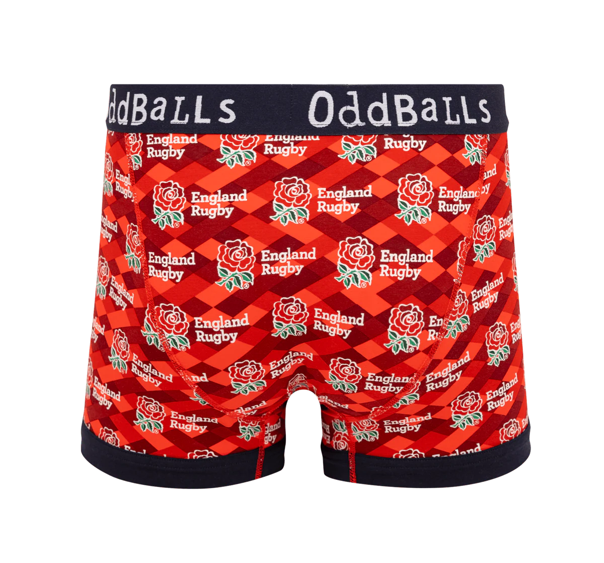 OddBalls England Rugby Union Alternate Heren Boxer Shorts Katoen