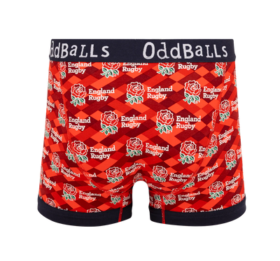 OddBalls England Rugby Union Alternate Heren Boxer Shorts Katoen