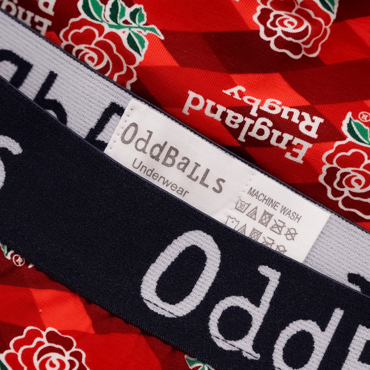 OddBalls England Rugby Union Alternate Heren Boxer Shorts Katoen