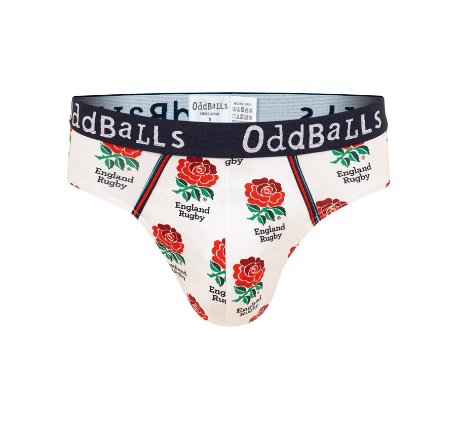 OddBalls England Rugby Union Heren Slip Katoen