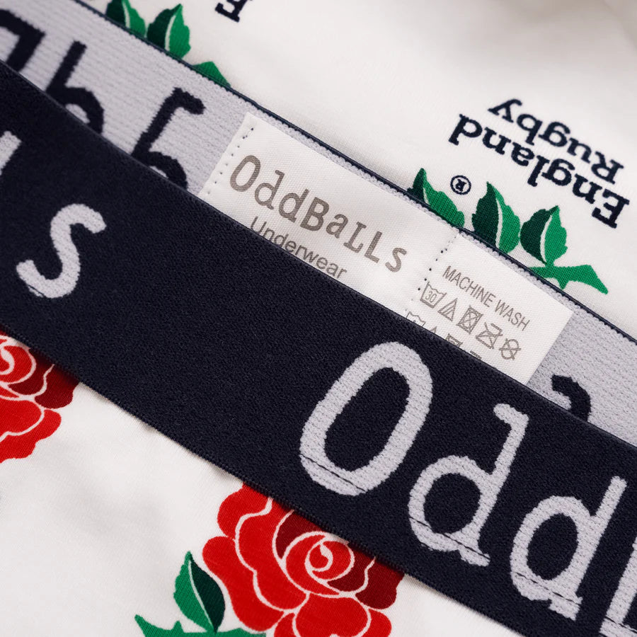 OddBalls England Rugby Union Heren Slip Katoen