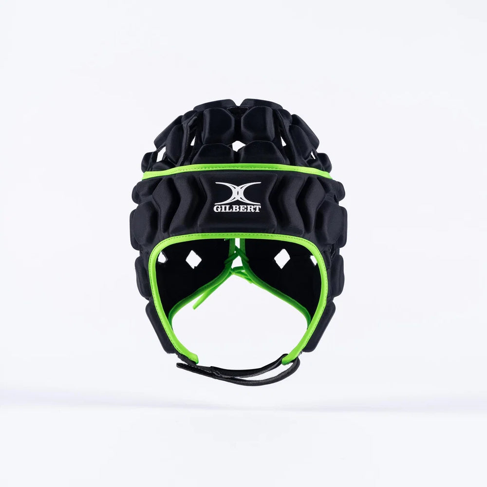 Gilbert Octane Scrumcap Black/Green Junior