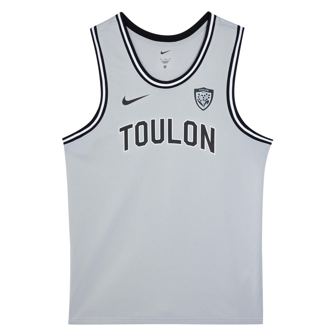 Nike RC Toulon Basketball Shirt Grijs 2025/26