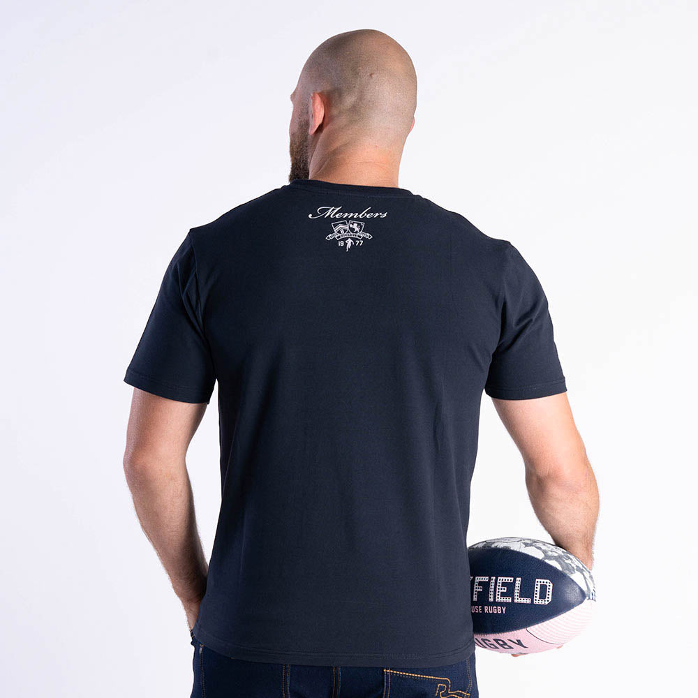 Ruckfield Members Rugby Club House Navy T-shirt