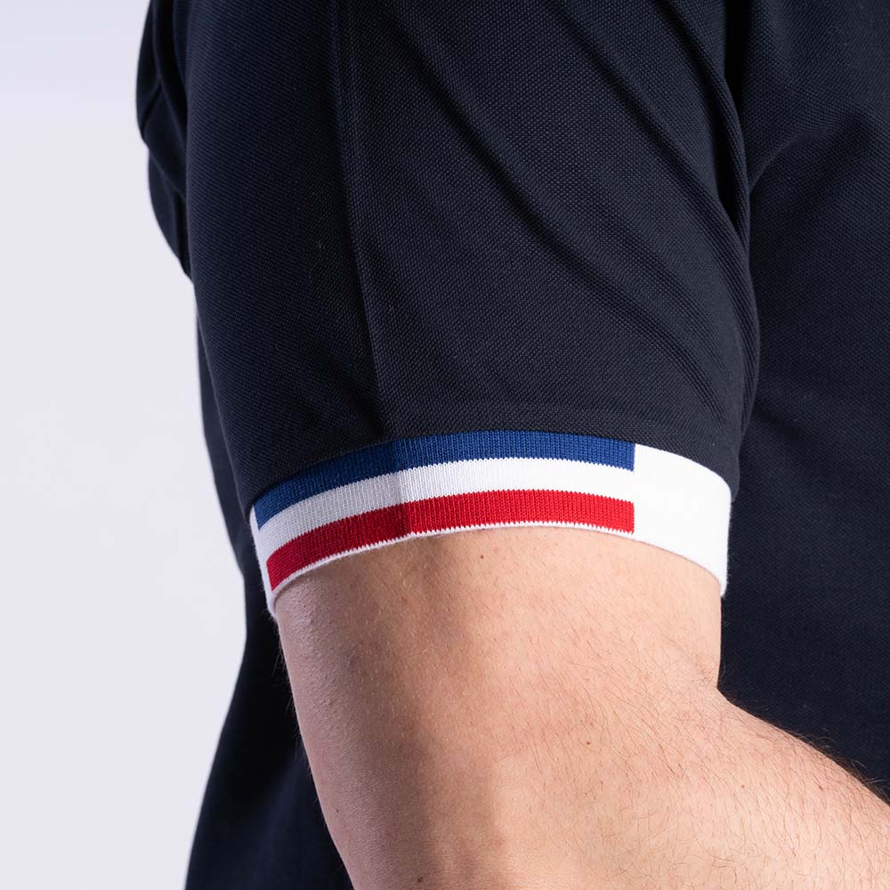 Ruckfield French Rugby Club Navy Short Sleeve Polo