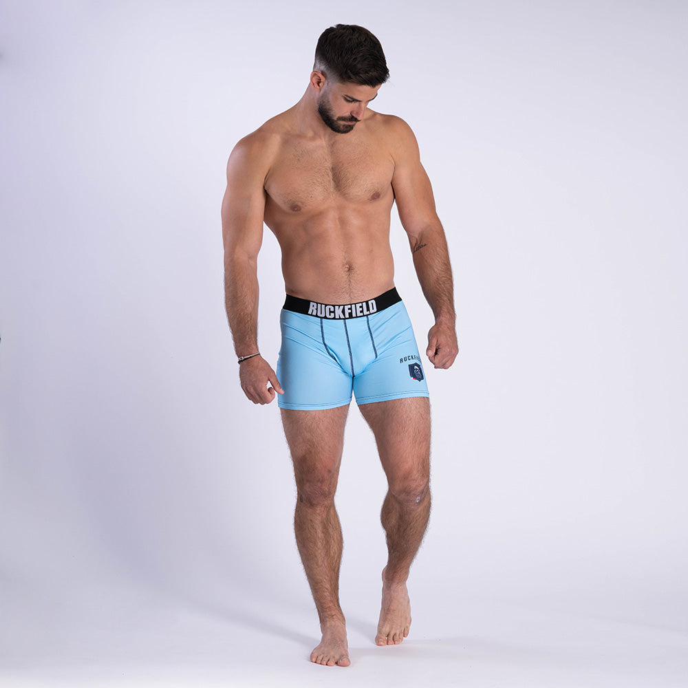 French Rugby Club Ruckfield Light Blue Boxer