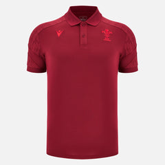 Macron Rugby Wales 2025/26 Travel Polo Heren