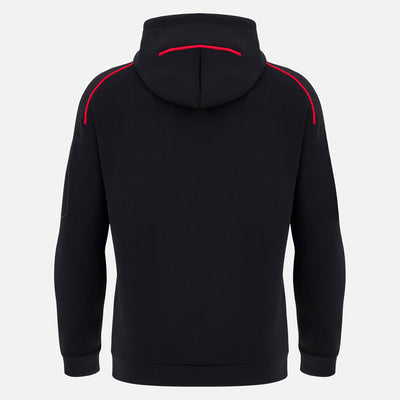 Macron Rugby Wales 2025/26 Athleisure Tech Hoodie Heren