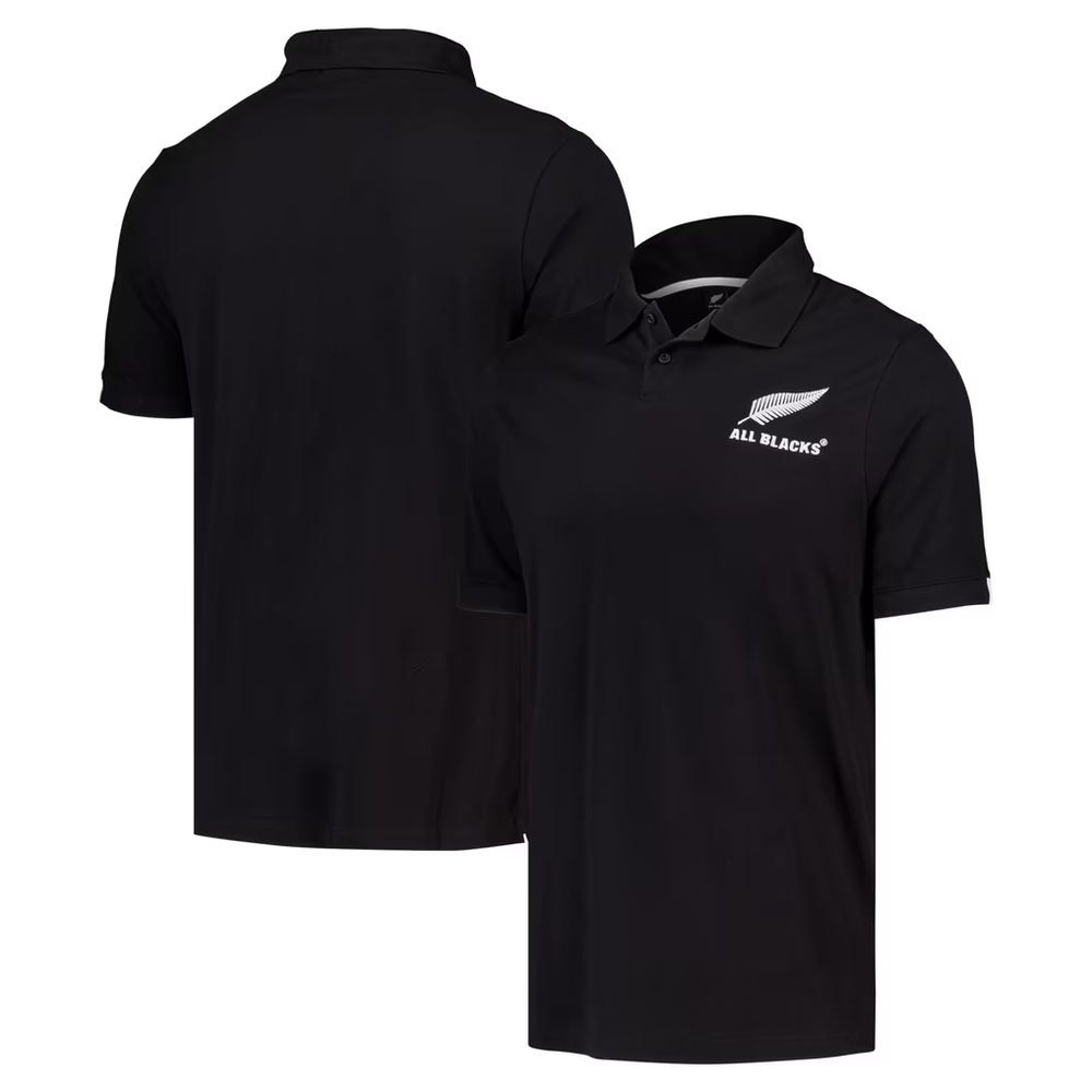 All Blacks Essentials Polo Zwart Heren