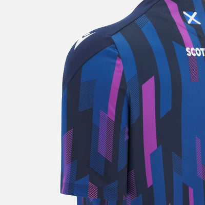 Macron Schotland Rugby 2025/26 Warm-Up T-Shirt Kids