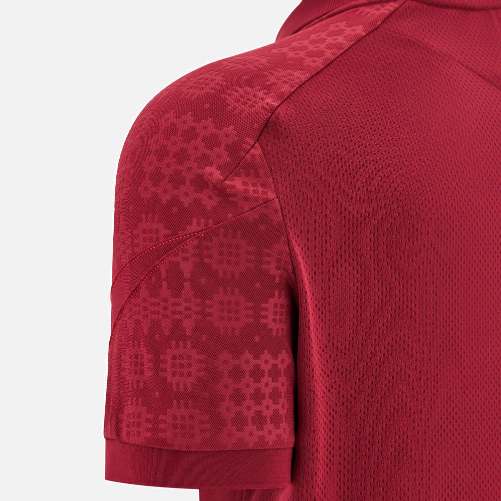 Macron Rugby Wales 2025/26 Travel Polo Heren