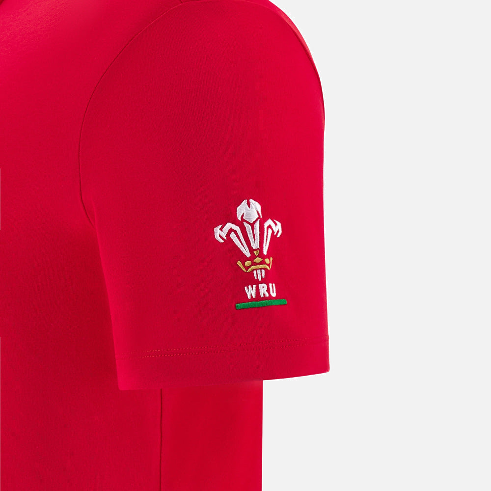 Macron Rugby Wales 2025/26 Fan T-shirt Heren
