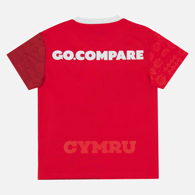 Macron Wales Replica Rugby Thuisshirt Kids 2025/26