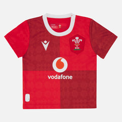 Macron Wales Replica Rugby Thuisshirt Baby 2025/26