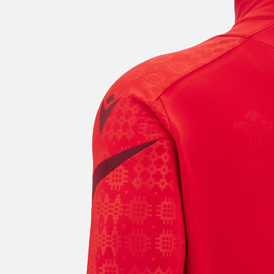 Macron Rugby Wales 2025/26 Training 1/4 Zip Top Heren