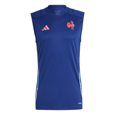 Adidas Frankrijk Rugby Training Singlet Heren Donkerblauw