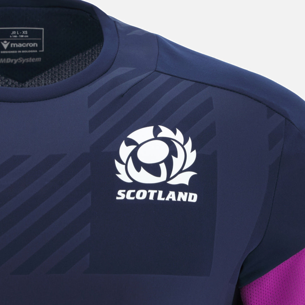 Macron Rugby Schotland 2025/26 Training T-shirt Kids