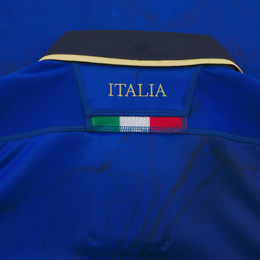 Macron WRWC 2025 Italië Rugby Dames Thuisshirt Slim Fit