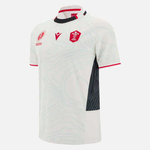 Macron Wales WRWC Replica Rugby Uitshirt Heren 2025