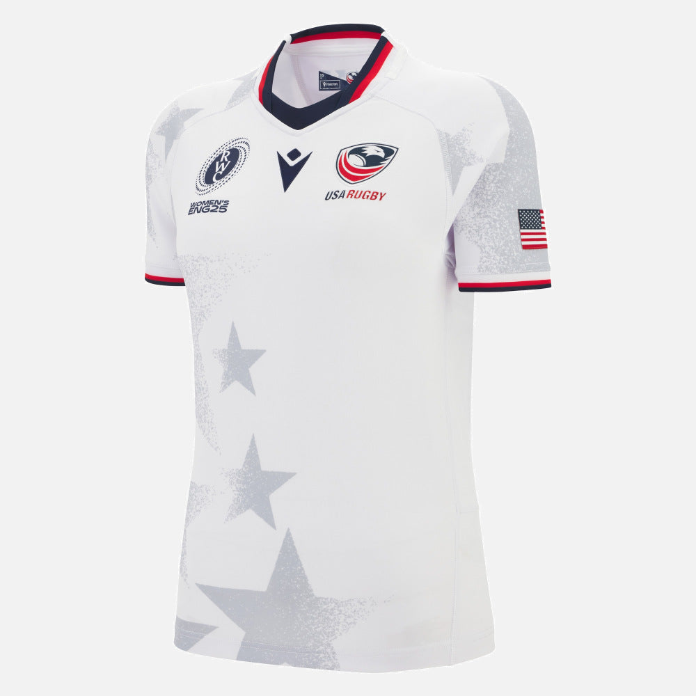 Macron WRWC 2025 USA Rugby Uitshirt Dames