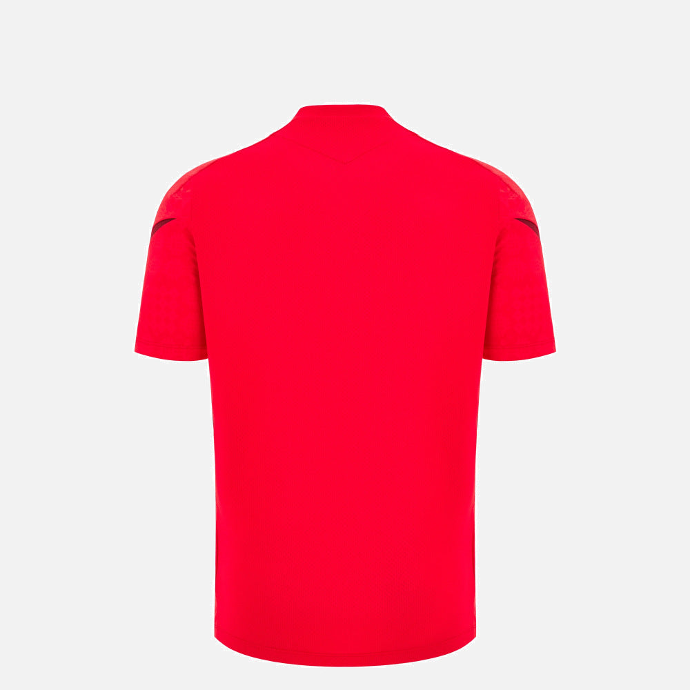 Macron Rugby Wales 2025/26 Rood Training T-shirt Kids