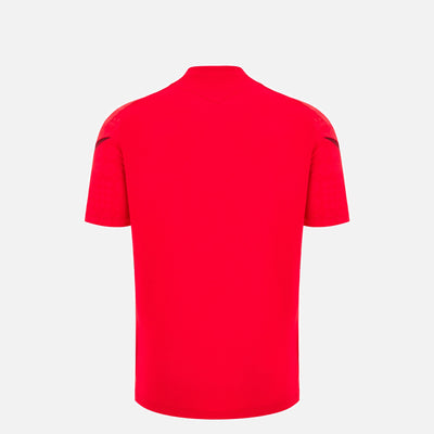 Macron Rugby Wales 2025/26 Rood Training T-shirt Kids