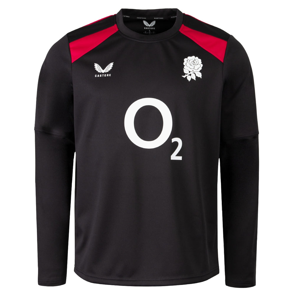 Castore Engeland Rugby Contact Drill Top Heren Zwart
