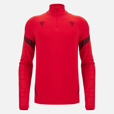 Macron Rugby Wales 2025/26 Training 1/4 Zip Top Heren