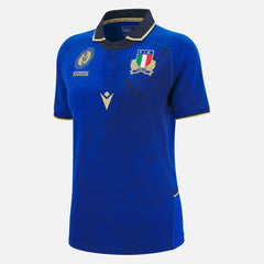 Macron WRWC 2025 Italië Rugby Dames Thuisshirt Slim Fit